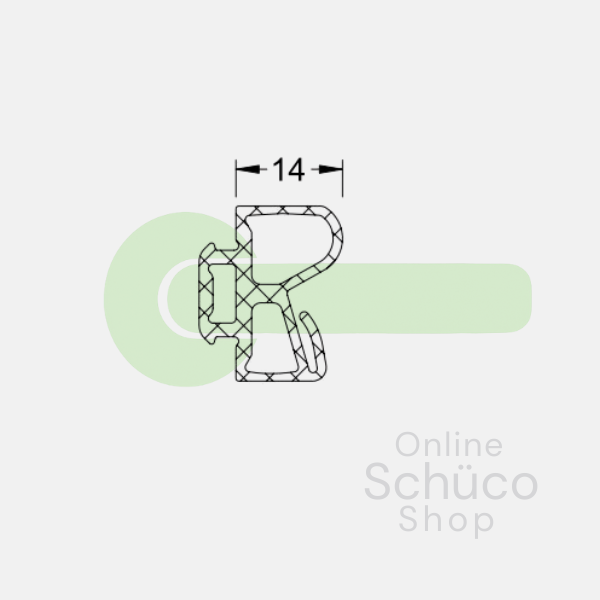 Schuco vouwwand afdichting - per set - 224693