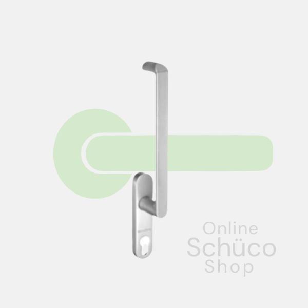 Schuco lift-slide door handle with cylinder cut-out outside - various colours - 269406
