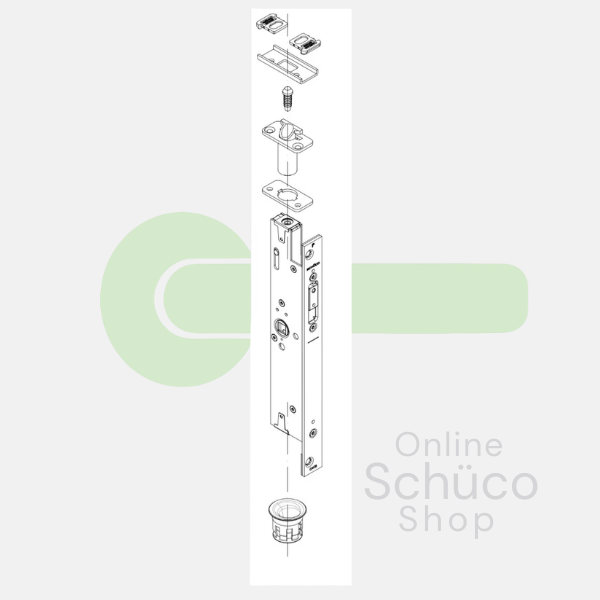 Schuco espagnolet slot 241879 LS / 241880