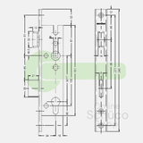 Serrure antipanique Schuco - E 34/92/9 - 241187 279498