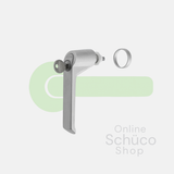 Schuco raamgreep - afsluitbaar - 234014 - aluminium