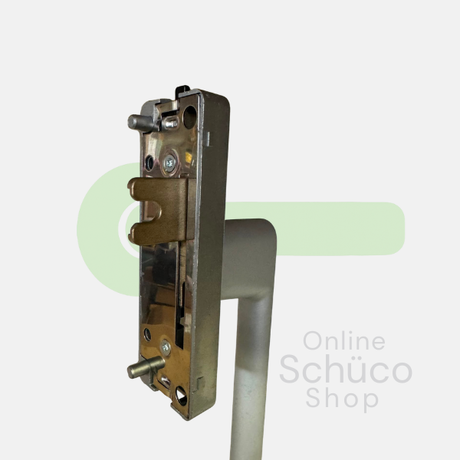 Schuco aluminijs PSK rokturis bīdāmās durvis sudraba RS 247686 / 277786 - LS 247685 / 277785