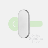Schüco aluminium blind rozet 218906 alu / 218907 RVS