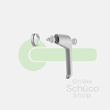 Schuco raamgreep - afsluitbaar - 234014 - aluminium