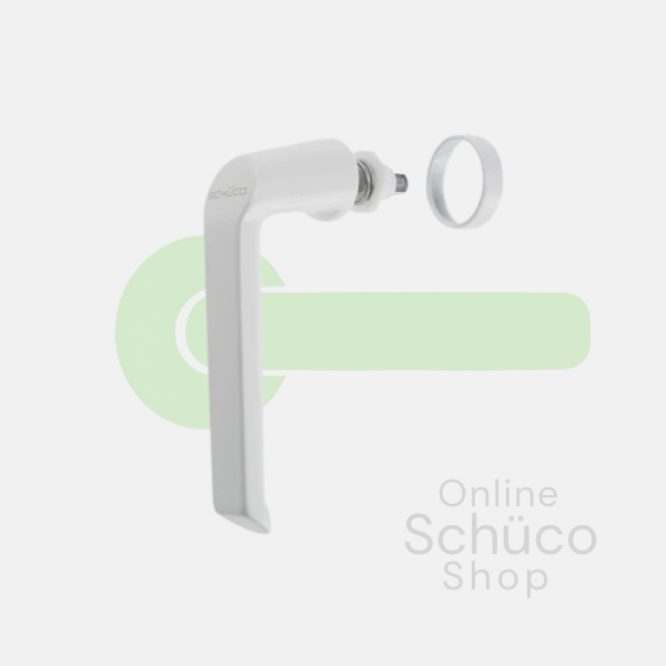 Schuco window handle - traffic white 9016 - 234007
