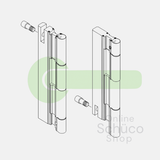 Schuco scharnier FD 70 dubbel set van 2 - 233927