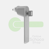 Schuco window handle - lockable - colors: 247033 aluminum / 247034 black 9005 / 247035 white 9010 / 247036 white 9016 / 247038 stainless steel look