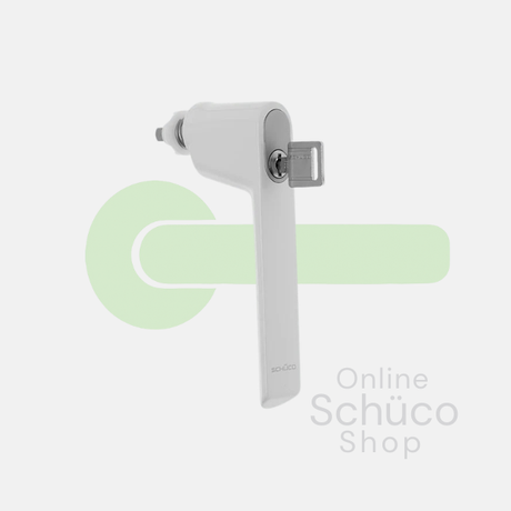 Schuco raamgreep -  afsluitbaar - kiep voor draai - diverse kleuren - 247656 /  247657 / 247658 / 247659 / 2476600