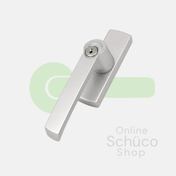 Schuco raamgreep - afsluitbaar - 214789 - aluminium
