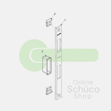 Schuco sluitplaat  268 mm - 240532