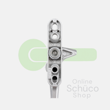 Schuco draaigreep afsluitbaar - LS 247769 / RS 247770 - aluminium