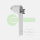 Schuco window handle - lockable - white RAL 9016 - 247036