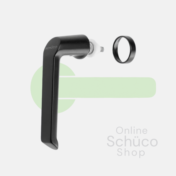 Schuco window handle - black 9005 - 234036