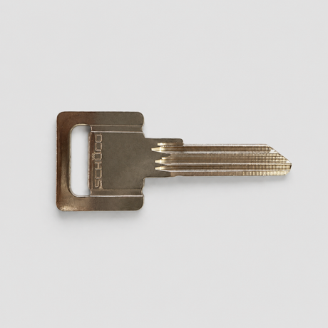 Clé Schüco sans gravure T35 - 279442